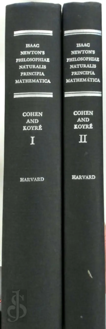 Isaac Newton's 'Philosophiae Naturalis Principia Mathematica' I & II - Isaaco Newtono, Alexandre Koyre [Ed.], I. Bernard Cohen [Ed.] 1