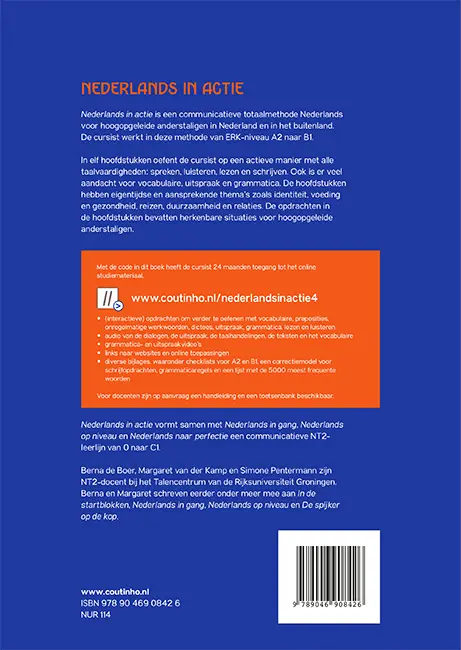 Nederlands in actie - Berna de Boer, Margaret van der Kamp, Simone Pentermann 2