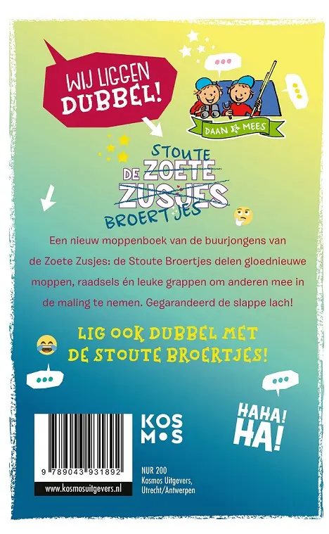 De stoute broertjes moppenboek - Hanneke de Zoete 2