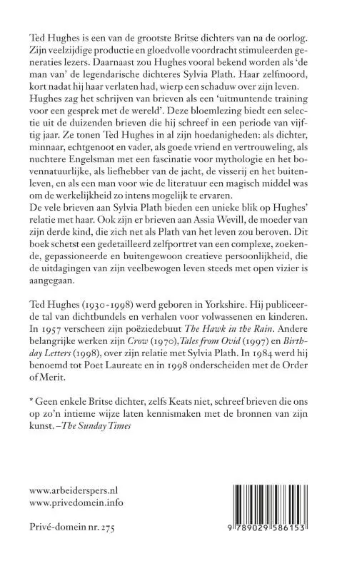 Ik wil nooit vergeven worden - Ted Hughes 2