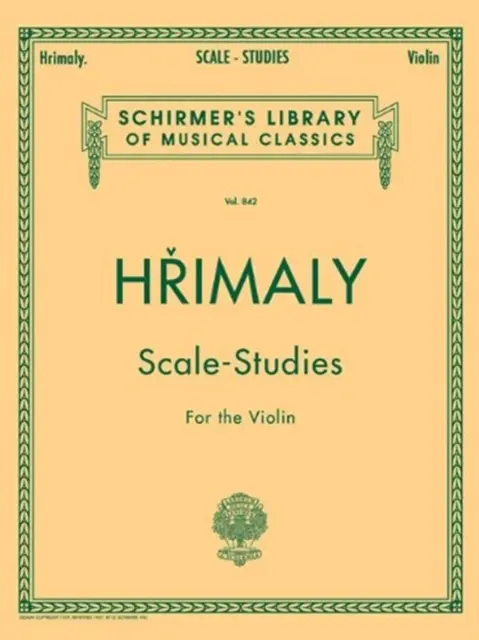 HRIMALY SCALE-STUDIES FOR THE VIOLIN - UNKNOWN 1