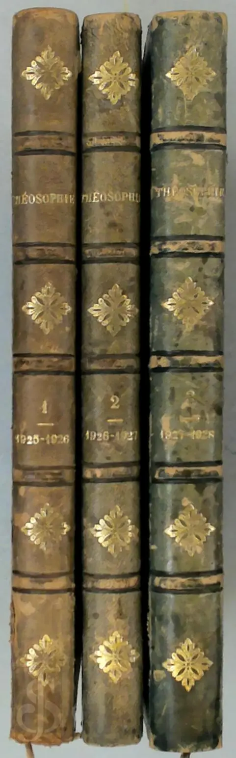 Théosophie. Revue Indépendante de toute Société Théosophique et consacrée à l'étude de la Théosophie telle qu'elle a été transmise par H.P. BLAVATSKY - Collectief 1