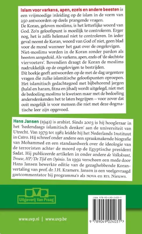 Islam voor varkens, apen, ezels en andere beesten - Hans Jansen 2