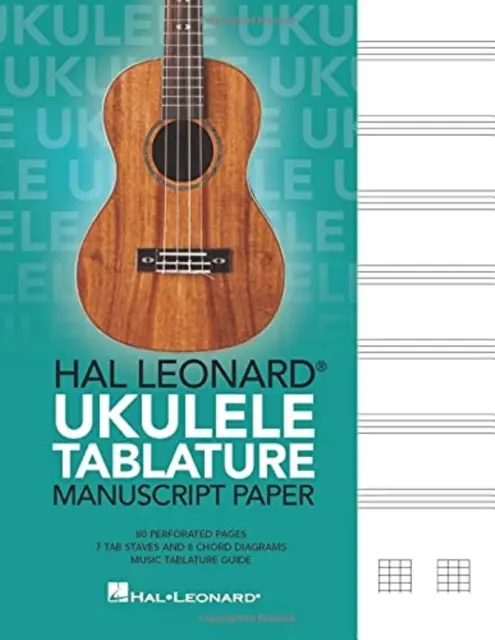 Hal Leonard Ukulele Tablature Manuscript Paper - UNKNOWN 1