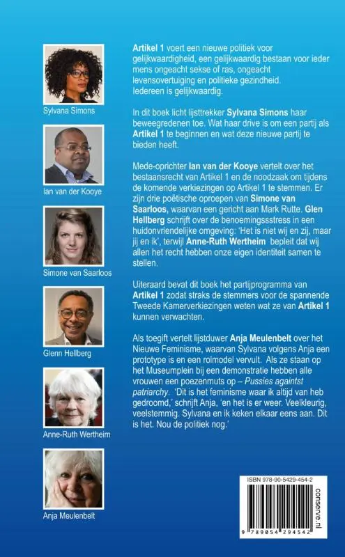 Artikel 1 - Sylvana Simons, Glenn Helberg, Ian van der Kooye, Anja Meulenbelt, Simone van Saarloos, Anne-Ruth Wertheim 2