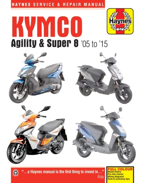 Kymco Agility & Super 8 Scooters (05 - 15) - Phil Mather 1