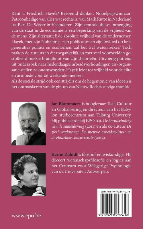 Paradox van Hayek - Jan Blommaert, Karim Zahidi 2