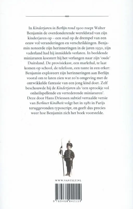 Kinderjaren in Berlijn - Walter Benjamin 2