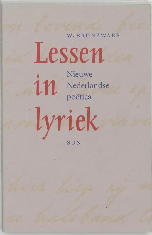 Lessen in Lyriek - W. Bronzwaer 1