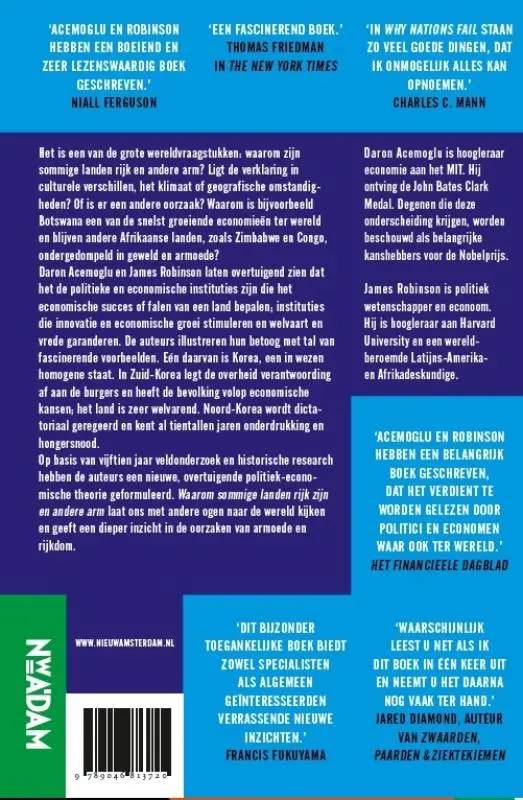 Waarom sommige landen rijk zijn en andere arm - Daron Acemoglu, James Robinson 2