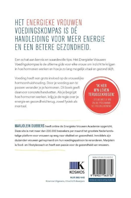 Het energieke vrouwen voedingskompas - Marjolein Dubbers 2
