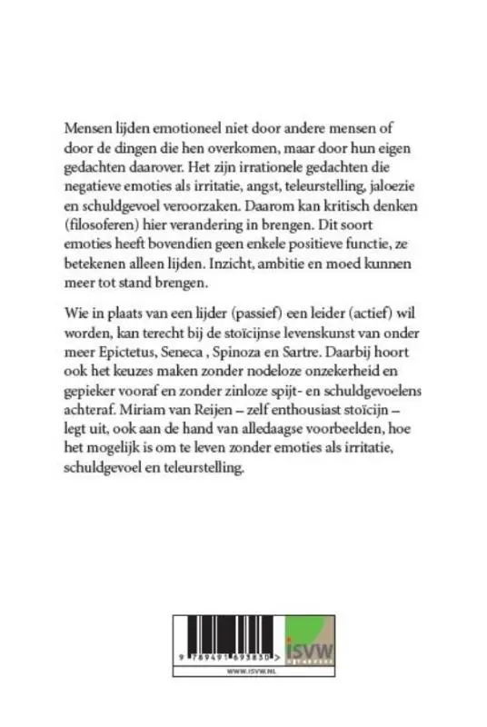 Stoïcijnse levenskunst - Miriam van Reijen 2