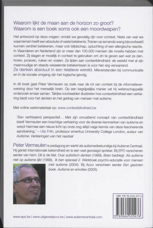 Autisme als contextblindheid - Peter Vermeulen 2