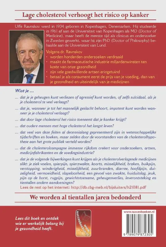Feiten en fabels over cholesterol en cholesterolverlagende medicijnen - Uffe Ravnskov 2