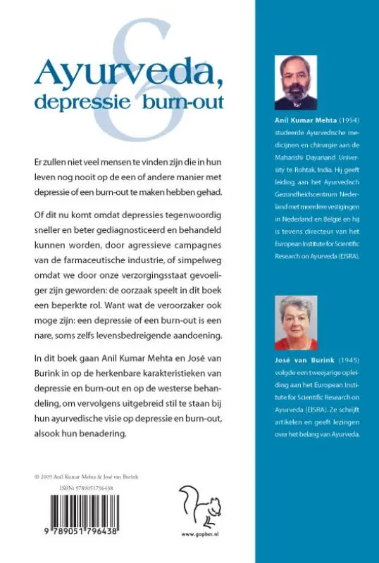 Ayurveda, depressie en burn-out - A.K. Mehta, J. van Burink 2