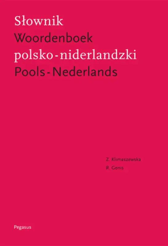 Pools-Nederlands woordenboek - Zofia Klimaszewska, René Genis 1