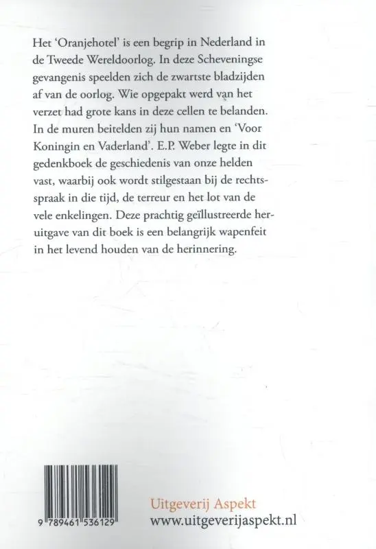 Gedenkboek van het Oranjehotel - E.P. Weber 2