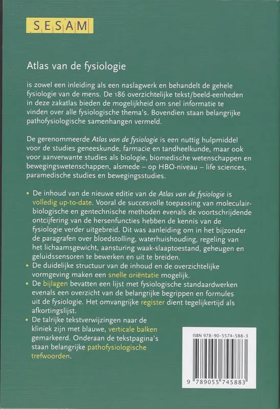 Sesam Atlas van de fysiologie - S. Silbernagl 2