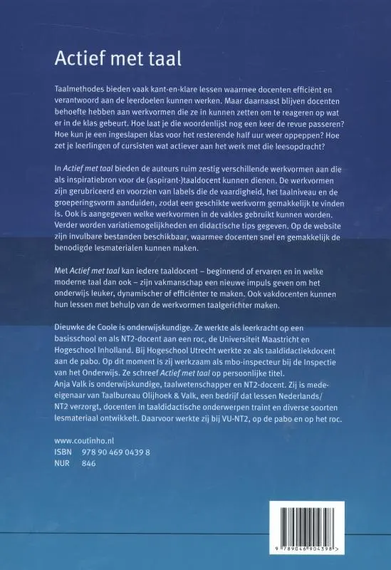 Actief met taal - Dieuwke Coole, Anja Valk 2