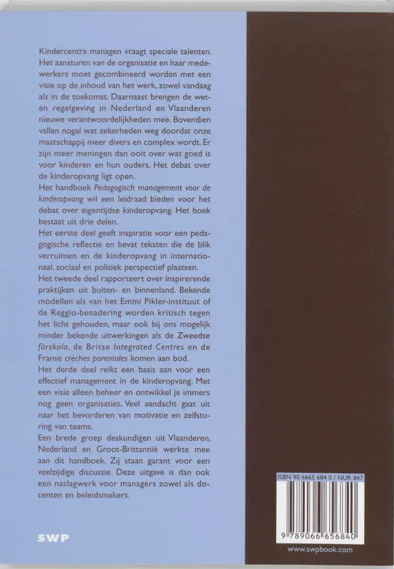 Pedagogisch Management in de kinderopvang 2