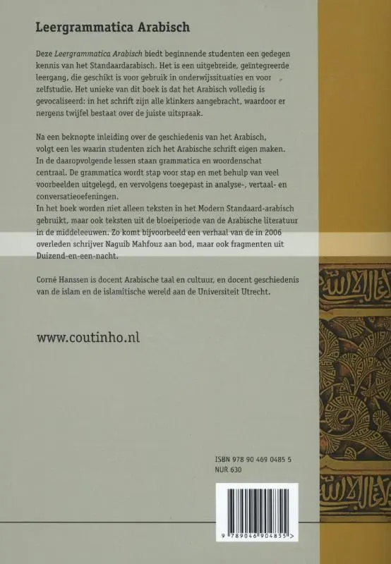 Leergrammatica Arabisch - Corné Hanssen 2