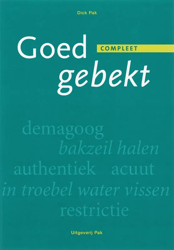 Goedgebekt Compleet, Taalniveau 2F-4F - Dick Pak 1