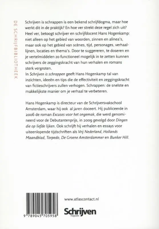 Schrijven is schrappen - Hans Hogenkamp 2