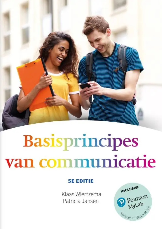 Basisprincipes van communicatie, 5e editie met MyLabNL toegangscode - Klaas Wiertzema, Patricia Jansen 1