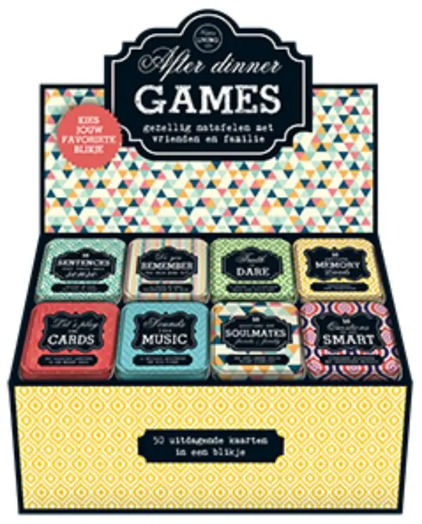 Happy Living display serie 2 spel in blik 4T x 3E 1