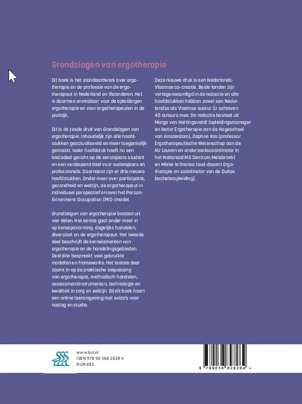 Grondslagen van ergotherapie - 2