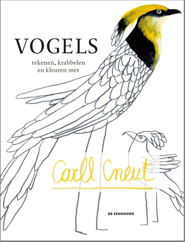 Vogels tekenen, krabbelen en kleuren met Carll Cneut 1