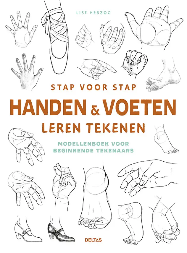 Stap voor stap handen en voeten leren tekenen - Lise Herzog 1