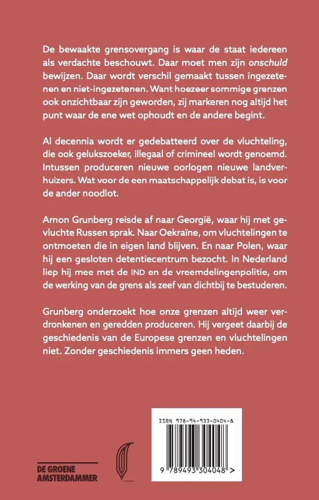 De vluchteling, de grenswacht en de rijke Jood - Arnon Grunberg 2