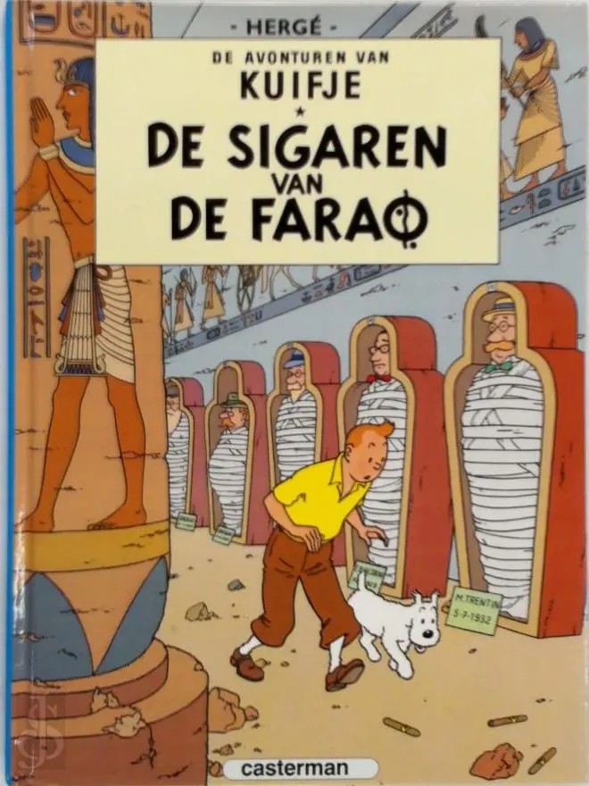 De avonturen van Kuifje - De sigaren van de Farao - Hergé 1