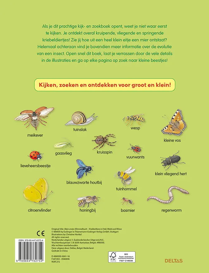 Kijk- en zoekboek - Kriebeldiertjes 2