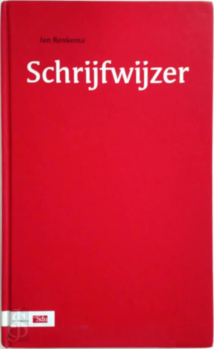 Schrijfwijzer - Jan Renkema 1