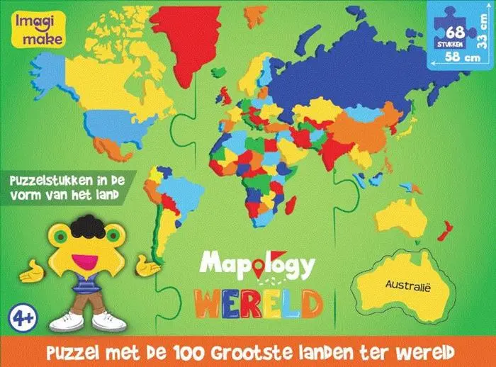 Mapology Wereld puzzel 1