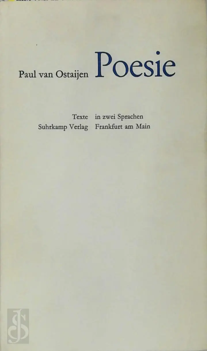 Poesie - Paul van Ostaijen 1
