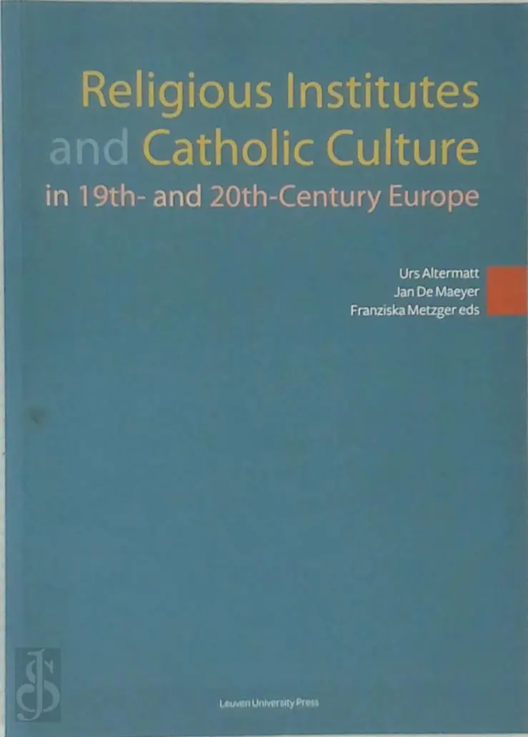 Religious institutes and catholic culture - 1