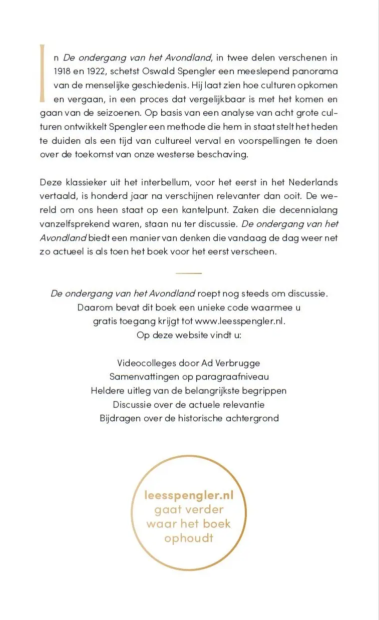 De ondergang van het Avondland - Oswald Spengler 2
