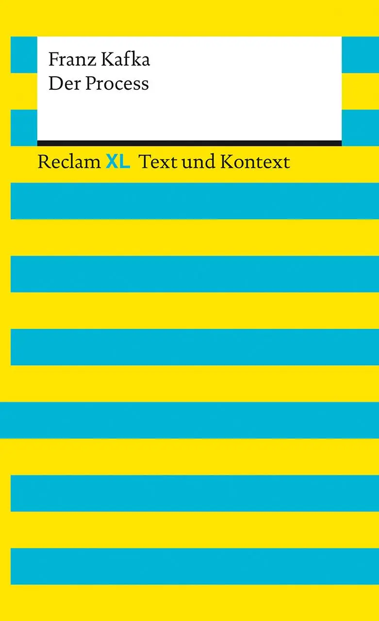 Der Process. Textausgabe mit Kommentar und Materialien - Franz Kafka 1