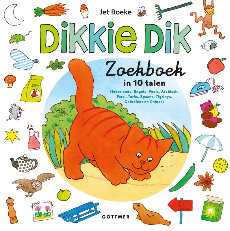 Zoekboek in 10 talen - Jet Boeke - (ISBN: 9789025780098) | De Slegte