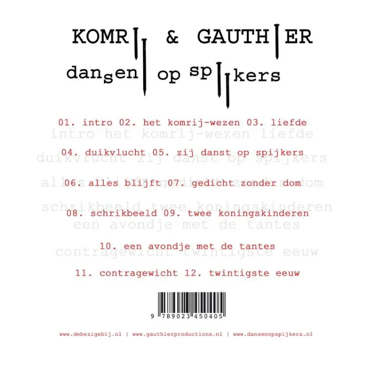 Dansen op spijkers - Gerrit Komrij 2