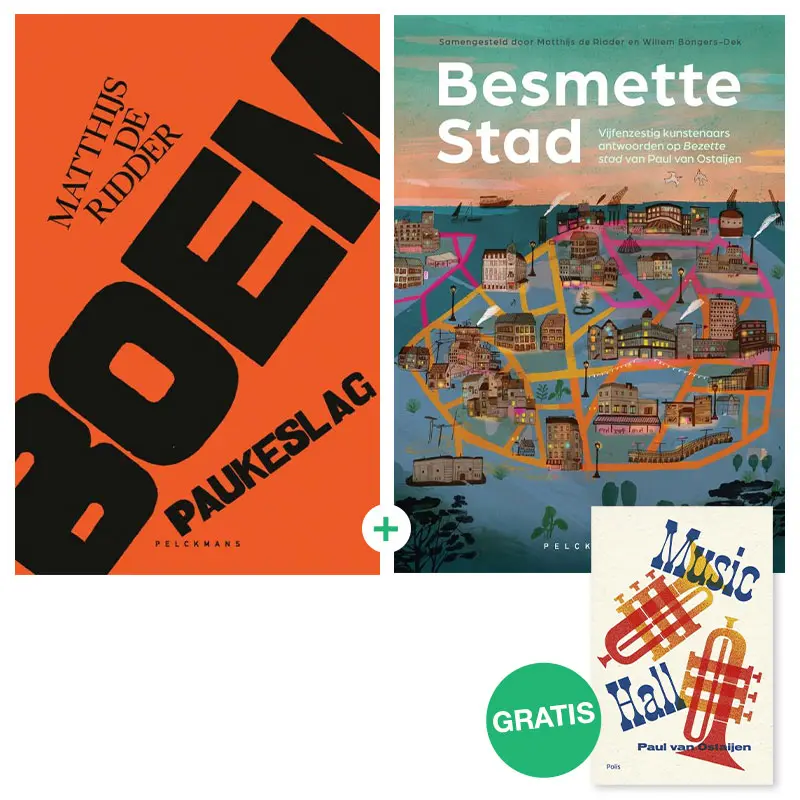 BOEM Paukeslag + Besmette Stad + (gratis) Music-Hall - Matthijs de Ridder, Willem Bongers-Dek, Paul van Ostaijen 1