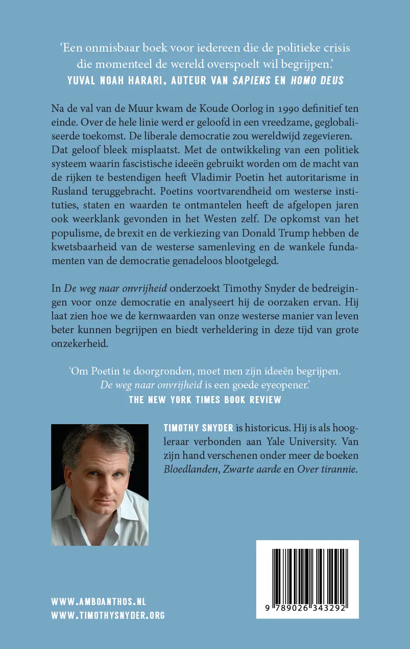 De weg naar onvrijheid - Timothy Snyder, Willem van Paassen 2