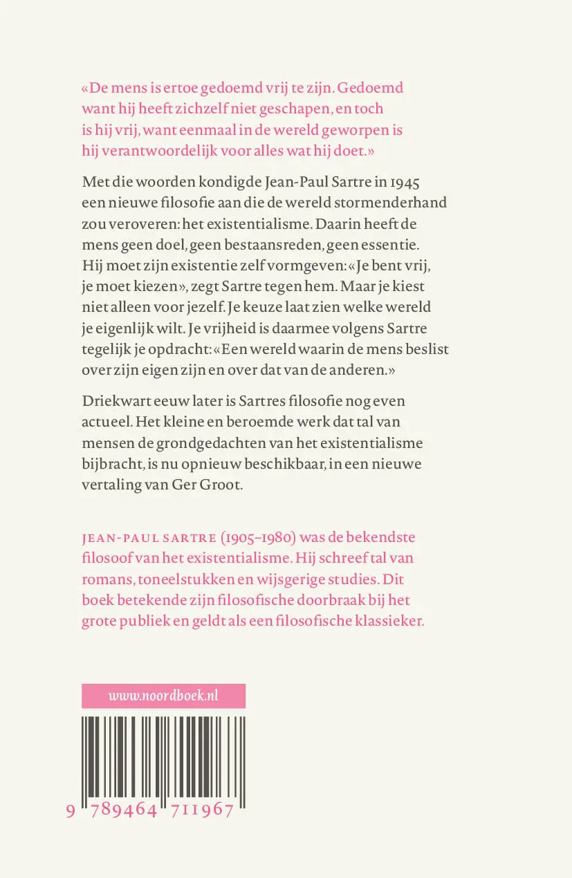 Existentialisme is humanisme - Jean-Paul Sartre 2