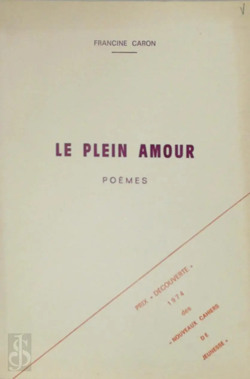 Le Plein amour - Francine Caron 1