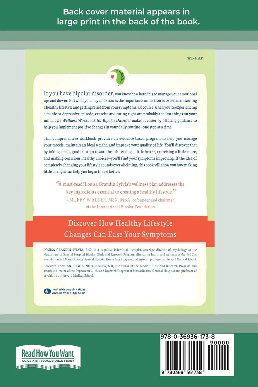 The Wellness Workbook for Bipolar Disorder - Louisa Grandin Sylvia 2