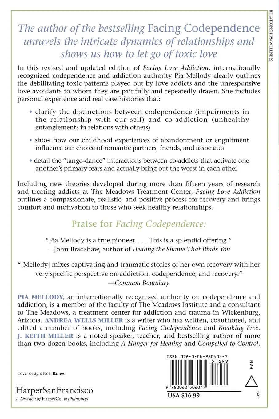 Facing Love Addiction - Pia Mellody, Andrea Wells Miller, J. Keith Miller 2
