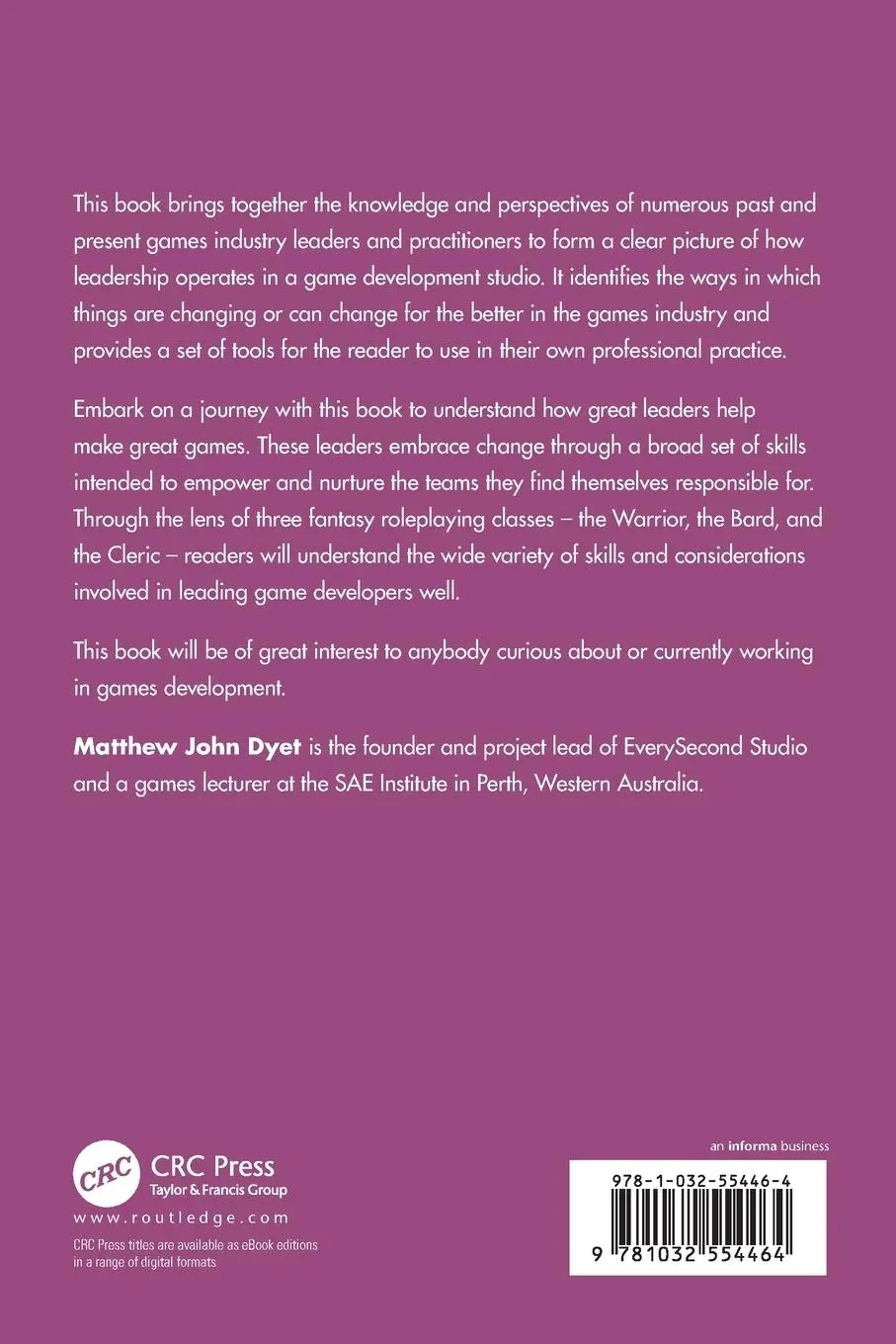 Great Games Need Great Leaders - Matthew John Dyet 2